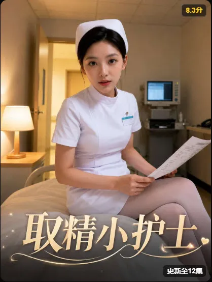 黄果AI明星短剧《小护士》封面